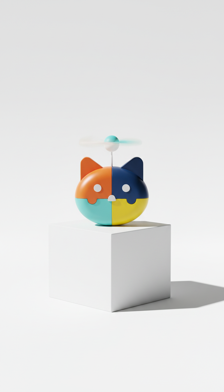 Gioco interattivo gatto firmato